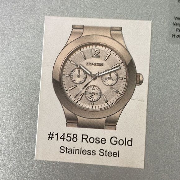 Express woman’s Rose Gold chain watch - Picture 4 of 4